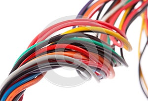 Colorful electrical cables
