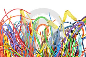 Colorful electrical cables