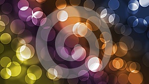 Colorful electronically generated, bubble bokeh background. photo