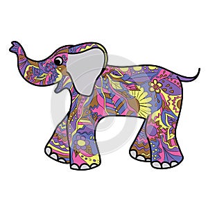 Colorful elephant