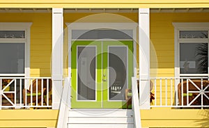 Colorful entrance to a Pensacola Florida home photo