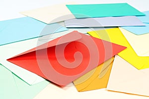 Colorful envelopes