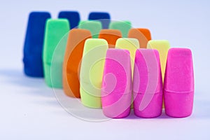 Colorful Erasers photo