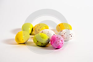 Colorful Ester eggs in a cup