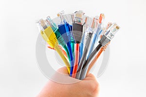 Colorful ethernet cables