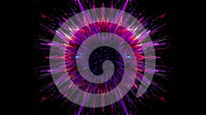 a colorful explosion background on a black background.