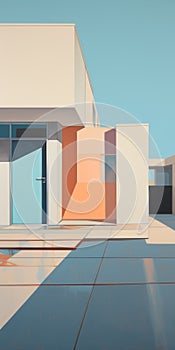 Colorful Exterior Room Painting In The Style Of Phil Noto