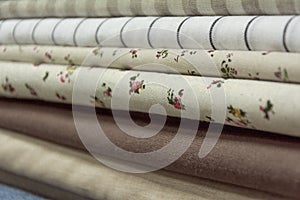 Colorful fabric for background. Fabric texture. Textile background