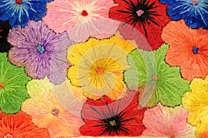 Colorful Fabric flower