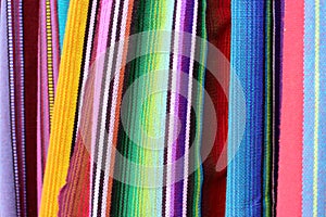 Colorful fabric from latin america