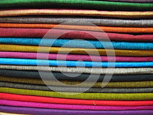 Colorful Fabrics 1 photo