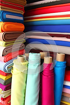 Colorful fabrics