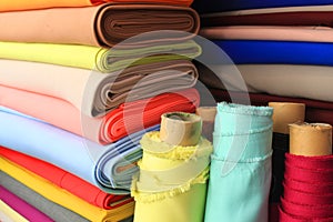 Colorful fabrics
