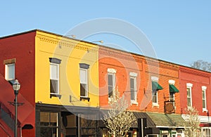 Colorful facades photo