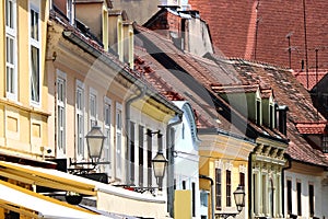 Colorful Facades in Zagreb, Croatia