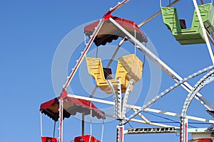 Colorful ferris wheel