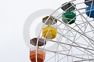 Colorful ferris wheel