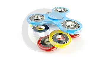 Colorful fidged Spinner - 3D Rendering