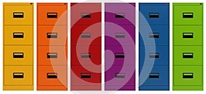 Colorful Filing cabinet
