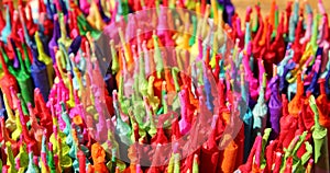 Colorful firecrackers handmade traditional