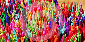 Colorful firecrackers handmade traditional