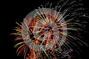 Colorful Fireworks Display