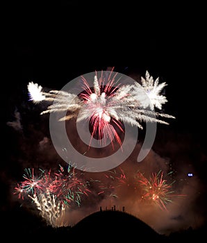 Colorful fireworks, malta