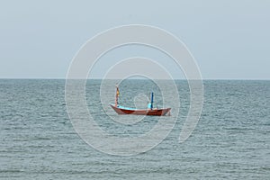 Colorful fishing boat