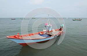 Colorful fishing boat
