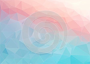 Colorful flat background with triangles shape