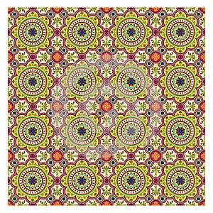 Colorful floral patterns seamlessly tiling.Seamless pattern can be used for wallpaper, pattern fills, web page background,