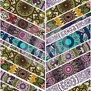 Colorful floral seamless pattern