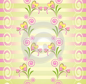 Colorful floral vector seamless pattern