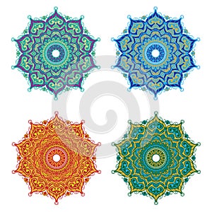 Colorful flower vector