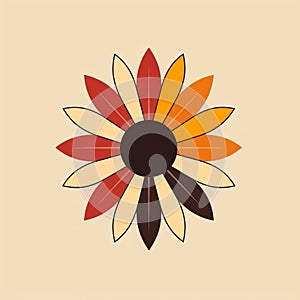 Colorful Flower Vector Illustration For Thanksgiving