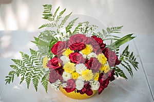 Colorful flowers bouquet