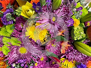Colorful Flowers Ready for Sale for Valentines Day