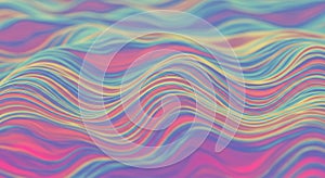 Abstract Wavy Pastel Background