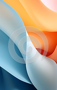 Colorful flowing sheets, business portrait wallpaper background.