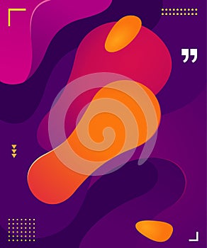 Colorful fluid background vector graphic element