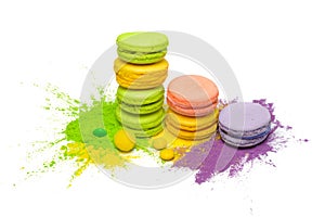 Colorful food paint