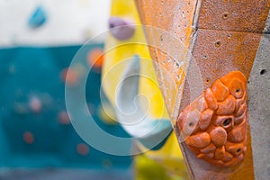 Colorful footholds for training