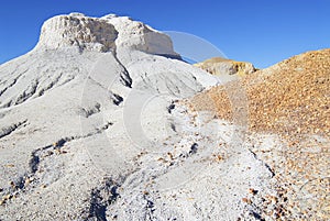 Colorful formation at the Breakaways Reserve, Coober Pedy, Australia.