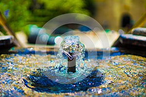 Colorful Fountain in Los Angeles