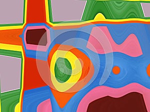 colorful fractal background