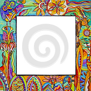 Colorful frame