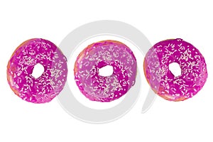Colorful fresh doughnuts
