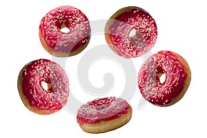 Colorful fresh doughnuts