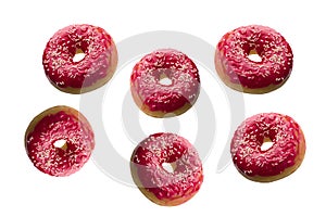 Colorful fresh doughnuts