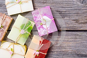 Colorful fruit handmade soap